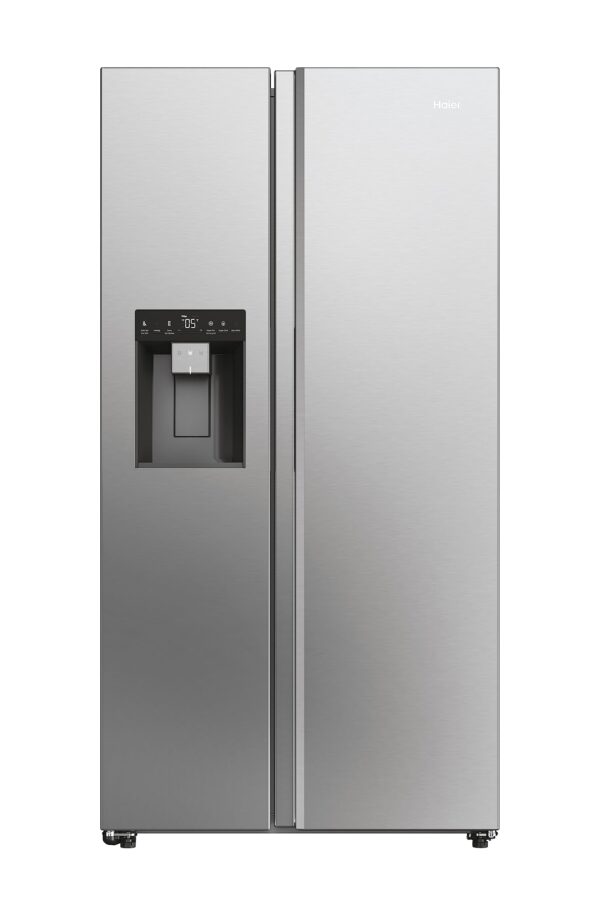grynais sbs 90 serie 5 hsw59f18eimm frigo américain pose libre 601 l e platine, acier inoxydable