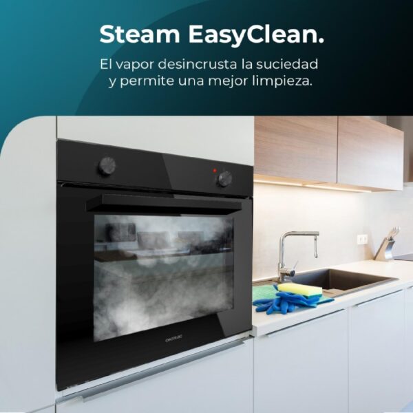 grynais four encastrable bolero hexa c126000 black a. 2800 w, capacité de 77 l, 4 fonctions, steam assist, steam easyclean, cooling fan, triple vitrage, classe Énergétique a, lumière intérieure.