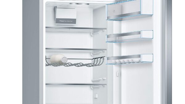 grynais kge398ibp série 6, réfrigérateur combiné pose libre, 201 x 60 cm, inox anti trace de doigts