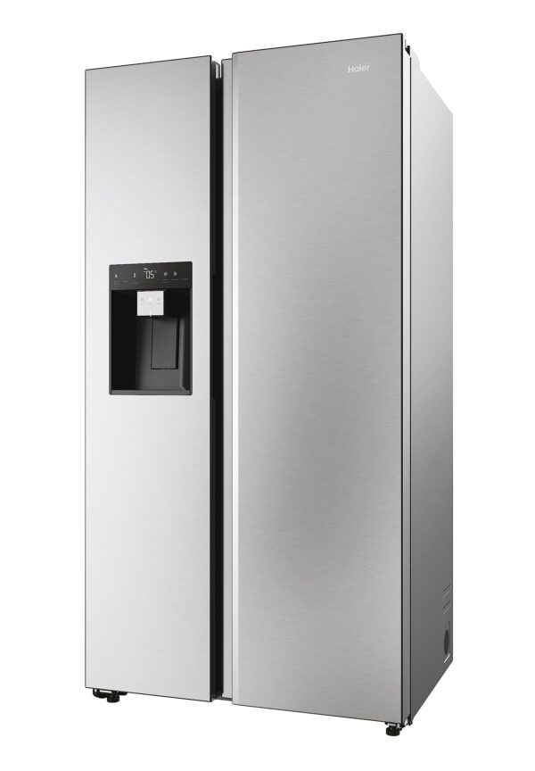 grynais sbs 90 serie 5 hsw59f18eimm frigo américain pose libre 601 l e platine, acier inoxydable