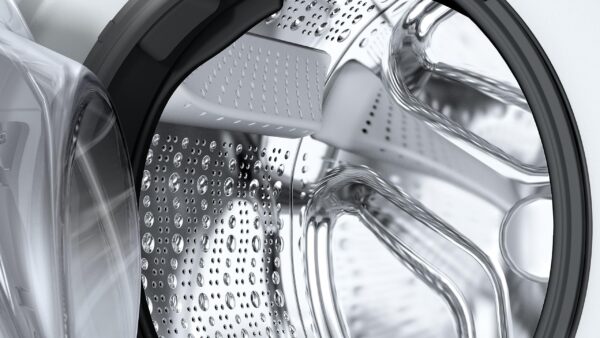 grynais wan28258fr, série 4, lave linge hublot, 8 kg, 1400 trs/min, blanc